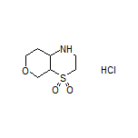 Octahydropyrano[3,4-b][1,4]thiazine 4,4-Dioxide Hydrochloride