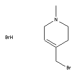 4-(bromomethyl)-1-methyl-1,2,3,6-tetrahydropyridine hydrobromide