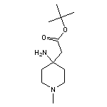 tert-butyl 2-(4-amino-1-methylpiperidin-4-yl)acetate