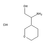 2-amino-2-(oxan-3-yl)ethan-1-ol hydrochloride