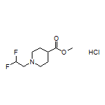 Methyl 1-(2,2-Difluoroethyl)piperidine-4-carboxylate Hydrochloride