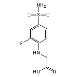 2-[(2-fluoro-4-sulfamoylphenyl)amino]acetic acid