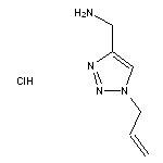 [1-(prop-2-en-1-yl)-1H-1,2,3-triazol-4-yl]methanamine hydrochloride