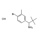 1-(4-bromo-3-methylphenyl)-2,2-dimethylpropan-1-amine hydrochloride