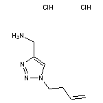 [1-(but-3-en-1-yl)-1H-1,2,3-triazol-4-yl]methanamine dihydrochloride