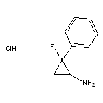 2-fluoro-2-phenylcyclopropan-1-amine hydrochloride