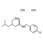 3-(aminomethyl)-N-[(4-fluorophenyl)methyl]-5-methylhexanamide dihydrochloride