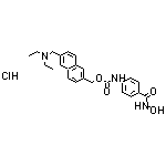 (6-((Diethylamino)methyl)naphthalen-2-yl)methyl (4-(hydroxycarbamoyl)phenyl)carbamate hydrochloride