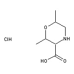 2,6-dimethylmorpholine-3-carboxylic acid hydrochloride