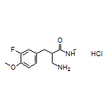 3-Amino-2-(3-fluoro-4-methoxybenzyl)-N-methylpropanamide Hydrochloride