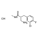 3-amino-2-[(3-chloro-4-fluorophenyl)methyl]-N-methylpropanamide hydrochloride