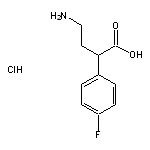 4-amino-2-(4-fluorophenyl)butanoic acid hydrochloride