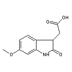 (6-methoxy-2-oxo-2,3-dihydro-1H-indol-3-yl)acetic acid