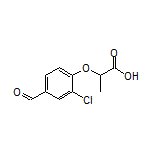 2-(2-Chloro-4-formylphenoxy)propanoic Acid