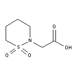 2-(1,1-Dioxido-1,2-thiazinan-2-yl)acetic Acid