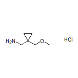 [1-(methoxymethyl)cyclopropyl]methanamine hydrochloride