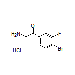 2-Amino-1-(4-bromo-3-fluorophenyl)ethanone hydrochloride