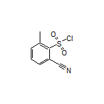 2-Cyano-6-methylbenzene-1-sulfonyl Chloride