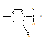 2-Cyano-4-methylbenzenesulfonyl Chloride