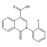 2-(2-fluorophenyl)-1-oxo-1,2-dihydroisoquinoline-4-carboxylic acid