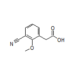 3-Cyano-2-methoxyphenylacetic Acid