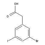 2-(3-bromo-5-iodophenyl)acetic acid