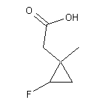 2-(2-fluoro-1-methylcyclopropyl)acetic acid