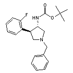 rac-tert-butyl N-[(3R,4S)-1-benzyl-4-(2-fluorophenyl)pyrrolidin-3-yl]carbamate