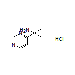 1-(Pyrimidin-4-yl)cyclopropanamine Hydrochloride