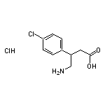 4-Amino-3-(4-chlorophenyl)butanoic Acid Hydrochloride