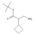 tert-Butyl 3-Amino-2-cyclobutylpropanoate