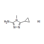 5-Cyclopropyl-4-methyl-4H-1,2,4-triazol-3-amine Hydroiodide