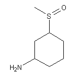 3-methanesulfinylcyclohexan-1-amine