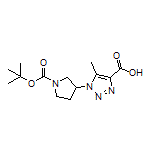1-(1-Boc-3-pyrrolidinyl)-5-methyl-1H-1,2,3-triazole-4-carboxylic Acid