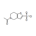 5-Acetyl-4,5,6,7-tetrahydrothieno[3,2-c]pyridine-2-sulfonyl Chloride