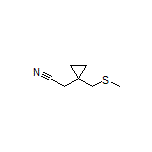 2-[1-[(Methylthio)methyl]cyclopropyl]acetonitrile