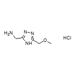 [5-(Methoxymethyl)-4H-1,2,4-triazol-3-yl]methanamine Hydrochloride