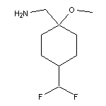 [4-(difluoromethyl)-1-methoxycyclohexyl]methanamine