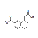 2-[7-(Methoxycarbonyl)-1,2,3,4-tetrahydro-1-naphthyl]acetic Acid
