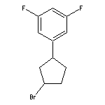 1-(3-bromocyclopentyl)-3,5-difluorobenzene