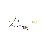 2-(2,2-Difluoro-1-methylcyclopropyl)ethanamine Hydrochloride