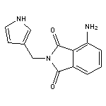 4-amino-2-(1H-pyrrol-3-ylmethyl)-2,3-dihydro-1H-isoindole-1,3-dione