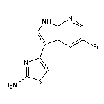 4-{5-bromo-1H-pyrrolo[2,3-b]pyridin-3-yl}-1,3-thiazol-2-amine