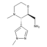 rac-[(2R,3R)-4-methyl-3-(1-methyl-1H-pyrazol-4-yl)morpholin-2-yl]methanamine
