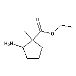ethyl 2-amino-1-methylcyclopentane-1-carboxylate