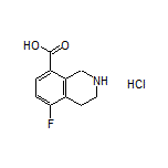 5-Fluoro-1,2,3,4-tetrahydroisoquinoline-8-carboxylic Acid Hydrochloride