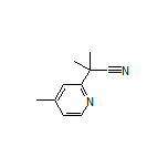 2-Methyl-2-(4-methyl-2-pyridyl)propanenitrile