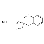 (3-amino-3,4-dihydro-2H-1-benzopyran-3-yl)methanol hydrochloride