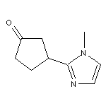 3-(1-Methyl-1H-imidazol-2-yl)cyclopentanone