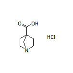 1-Azabicyclo[2.2.1]heptane-4-carboxylic Acid Hydrochloride